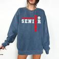 Volleyball Senior Night Volleyball Senior 2025 Graduation 5 Comfort Colors Sweatshirt Denim