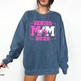 Wrestling Senior Mom Wrestling Senior 2026 Graduation Comfort Colors Sweatshirt Denim