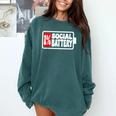 1 Social Battery Sarcastic Introverted Men Women Comfort Colors Sweatshirt Blue Spruce