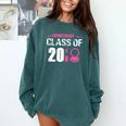 2018 Cosmetology Graduation Shirt Makeup Artist Comfort Colors Sweatshirt Blue Spruce