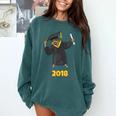 2018 Graduation Shirts Sloth Lovers For Women Teens Comfort Colors Sweatshirt Blue Spruce