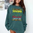 2019 African American High School Graduation Senior T Shirt Comfort Colors Sweatshirt Blue Spruce