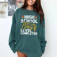2019 High School Graduation Gamer Graduation Comfort Colors Sweatshirt Blue Spruce