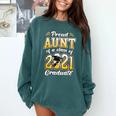 2021 Graduation Shirts For Family 2021 Graduation For Aunt Comfort Colors Sweatshirt Blue Spruce