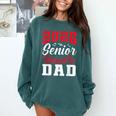 2026 Senior Band Dad Class Of 2026 Band Parent Graduation Comfort Colors Sweatshirt Blue Spruce