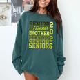 2026 Tennis Senior Brother Graduation Matching Family Comfort Colors Sweatshirt Blue Spruce