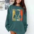8th Grade Level Complete Gamer Class Of 2024 Graduation Comfort Colors Sweatshirt Blue Spruce