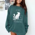 Antisocial Introvert Cat With Coffee On Computer Emo Goth Comfort Colors Sweatshirt Blue Spruce Antisocial Introvert Cat With Coffee On Computer Emo Goth Comfort Colors Sweatshirt Blue Spruce