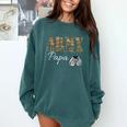 Army National Guard Papa Army National Guard Graduation Papa Comfort Colors Sweatshirt Blue Spruce