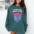 Bi Shy And Ready To Cry Bisexual Introvert Bi Pride Raglan Baseball Tee Comfort Colors Sweatshirt Blue Spruce Bi Shy And Ready To Cry Bisexual Introvert Bi Pride Raglan Baseball Tee Comfort Colors Sweatshirt Blue Spruce
