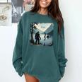 Bigfoot Sasquatch & Loch Ness Monster Introvert Bruh Comfort Colors Sweatshirt Blue Spruce Bigfoot Sasquatch & Loch Ness Monster Introvert Bruh Comfort Colors Sweatshirt Blue Spruce