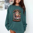 Book Lover Hedgehog Reading Books Introvert Bookworm Comfort Colors Sweatshirt Blue Spruce Book Lover Hedgehog Reading Books Introvert Bookworm Comfort Colors Sweatshirt Blue Spruce