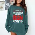 BSN Nurse Graduation Essentials BSN Nursing School Student Comfort Colors Sweatshirt Blue Spruce