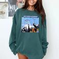 Cadets Celebrate Academy Graduation Comfort Colors Sweatshirt Blue Spruce