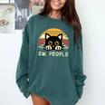Cat Eww People Introvert Meme Women Men Kids Comfort Colors Sweatshirt Blue Spruce Cat Eww People Introvert Meme Women Men Kids Comfort Colors Sweatshirt Blue Spruce