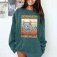Chinchilla Owner Introvert Chinchilla Comfort Colors Sweatshirt Blue Spruce Chinchilla Owner Introvert Chinchilla Comfort Colors Sweatshirt Blue Spruce