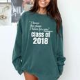 Christian Graduation Jeremiah 29 Comfort Colors Sweatshirt Blue Spruce