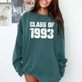 Class Of 1993 High School College Graduation Reunion T-Shirt Comfort Colors Sweatshirt Blue Spruce