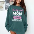 Class Of 2018 Graduation Shirt Mom Of Graduate Comfort Colors Sweatshirt Blue Spruce