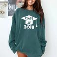 Class Of 2018 Senior T-Shirt Graduation Shirt Comfort Colors Sweatshirt Blue Spruce