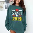 Class Of 2019 Graduation Senior High School College Comfort Colors Sweatshirt Blue Spruce