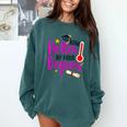Class Of 2022 Four Degrees Hotter Graduation Day Master Grad Comfort Colors Sweatshirt Blue Spruce