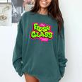 Class Of 2022 Future Fresh Senior 90's TV Style Graduation Comfort Colors Sweatshirt Blue Spruce