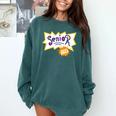 Class Of 2022 Senior Year 90's TV Style Graduation For Grad Comfort Colors Sweatshirt Blue Spruce