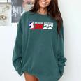 Class Of 2022 Senior Year Gamer Style Graduation For Grad Comfort Colors Sweatshirt Blue Spruce