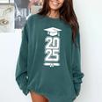 Class Of 2025 Done Graduation For Him Her Women Men Comfort Colors Sweatshirt Blue Spruce