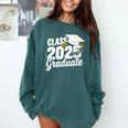 Class Of 2025 Graduate 2025 Graduation Comfort Colors Sweatshirt Blue Spruce