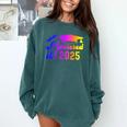 Class Of 2025 Mastered It College Masters Degree Graduation Comfort Colors Sweatshirt Blue Spruce