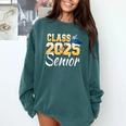 Class Of 2025 Senior Graduate 2025 Graduation Class Comfort Colors Sweatshirt Blue Spruce
