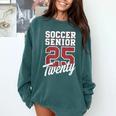 Class Of 2025 Senior 2025 Graduation 2025 Soccer Comfort Colors Sweatshirt Blue Spruce