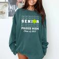 Class Of 2025 Tennis Mom Senior Graduation Graduate Comfort Colors Sweatshirt Blue Spruce