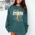 Class Of 2026 Christian Graduation Senior Graduate Comfort Colors Sweatshirt Blue Spruce