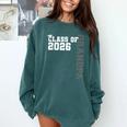 Class Of 2026 Proud Grandpa Of A 2026 Graduate Graduation Comfort Colors Sweatshirt Blue Spruce