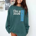 Class Of 2026 Senior Shirt Graduation 2026 Comfort Colors Sweatshirt Blue Spruce