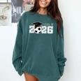 Class Of 2026 Senior 2026 Soccer High School Graduation Comfort Colors Sweatshirt Blue Spruce