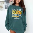Class Of 2026 Senior Year Loading Senior 2026 Graduation Comfort Colors Sweatshirt Blue Spruce
