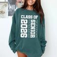 Class Of 2026 Shirt School Senior Year Graduation 2026 Comfort Colors Sweatshirt Blue Spruce