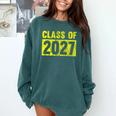 Class Of 2027 Future Graduation Tee T-Shirt Comfort Colors Sweatshirt Blue Spruce