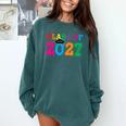 Class Of 2027 Shirt For Boys And Girls Fun 2027 Graduation Comfort Colors Sweatshirt Blue Spruce