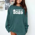 Class Of 2029 Senior Graduation 2029 Shirt Comfort Colors Sweatshirt Blue Spruce