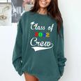 Class Of 2032 Kindergarten Back To School Graduation Comfort Colors Sweatshirt Blue Spruce