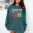 Class Of 2035 Kindergarten Pre K Grow With Me Graduation Comfort Colors Sweatshirt Blue Spruce