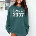 Class Of 2037 Shirt Graduation School Future Graduate Comfort Colors Sweatshirt Blue Spruce