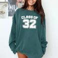 Class Of 32 2032 School Tee Shirt Graduation Class Party Comfort Colors Sweatshirt Blue Spruce