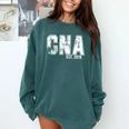 CNAs Graduation Shirt CNA Est 2019 Comfort Colors Sweatshirt Blue Spruce