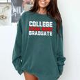 College Final Boss Graduate University Grad Gamer Graduation Comfort Colors Sweatshirt Blue Spruce